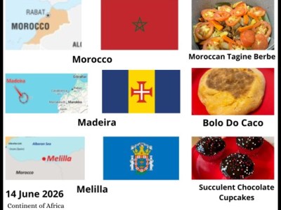 Morocco, Madeira and Melilla (Africa) 14 June&nbsp;2026