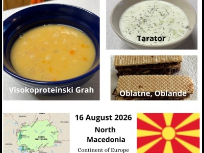 North Macedonia (Europe)16 August&nbsp;2026